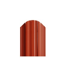 Штакетник металлический П-образный-0.5, 16,5х118, Края завальцованные, Viking E RAL8004