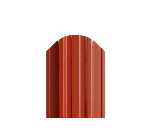 Штакетник металлический П-образный-0.5, 16,5х118, Края завальцованные, Viking E RAL8004