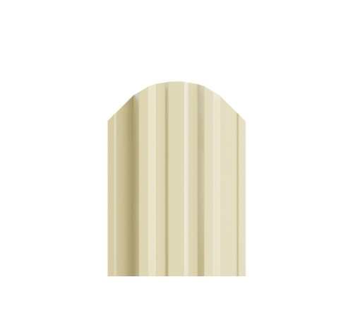 Штакетник металлический П-образный-0.45, 16,5х118, Края завальцованные, Полиэстер RAL1015