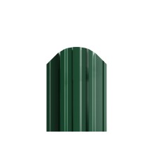 Штакетник металлический П-образный-0.5, 16,5х118, Края завальцованные, Viking E RAL6005