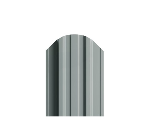 Штакетник металлический П-образный-0.45, 16,5х118, Края завальцованные, Полиэстер RAL7005