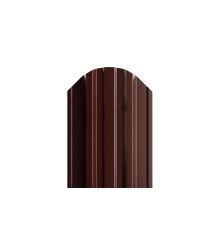 Штакетник металлический П-образный-0.5, 16,5х118, Края завальцованные, Viking E RAL8017