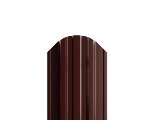 Штакетник металлический П-образный-0.5, 16,5х118, Края завальцованные, Viking E RAL8017