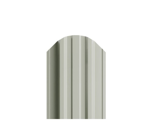 Штакетник металлический П-образный-0.45, 16,5х118, Края завальцованные, Полиэстер RAL9002