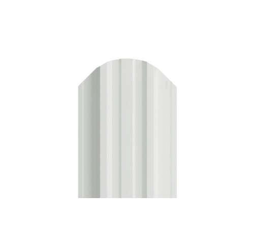 Штакетник металлический П-образный-0.45, 16,5х118, Края завальцованные, Полиэстер RAL9010