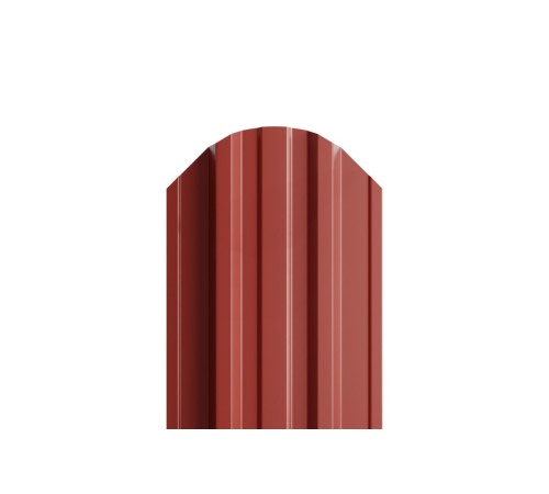 Штакетник металлический П-образный-0.45, 16,5х118, Края завальцованные, Полиэстер RAL3009