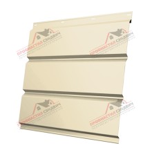 Софит металлический без перфорации 0,45 PE с пленкой RAL 1015