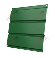 Софит металлический без перфорации 0,45 PE с пленкой RAL 6002