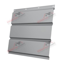 Софит металлический без перфорации 0,45 Drap с пленкой RAL 7004