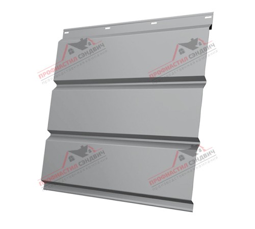 Купить софит металлический без перфорации 0,4 PE с пленкой RAL 7004 