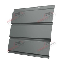 Софит металлический без перфорации 0,45 PE с пленкой RAL 7005