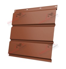 Софит металлический без перфорации 0,45 PE с пленкой RAL 8004