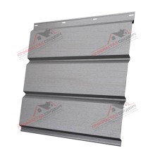 Софит металлический без перфорации 0,45 Print Elite с пленкой Milky Wood