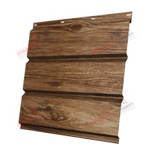 Софит металлический без перфорации 0,45 Print Elite с пленкой Nutwood