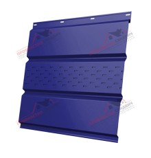 Софит металлический центральная перфорация 0,45 PE с пленкой RAL 5002 