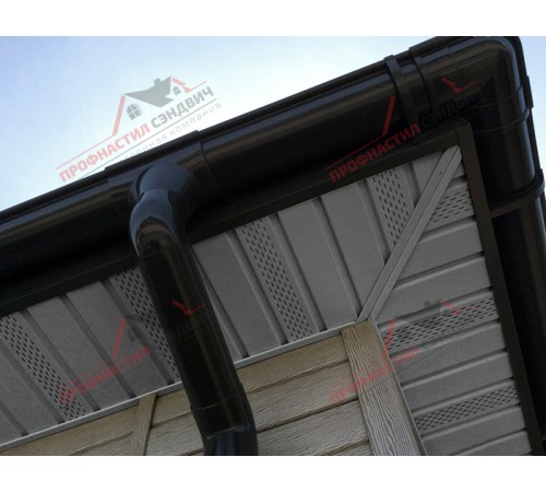 Купить софит металлический центральная перфорация 0,4 PE с пленкой RAL 7004  