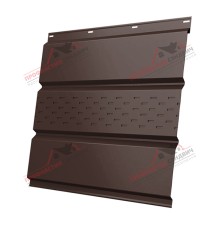 Софит металлический центральная перфорация 0,45 Drap ST с пленкой RAL 8017 