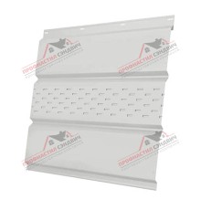 Софит металлический центральная перфорация 0,4 PE с пленкой RAL 9003 