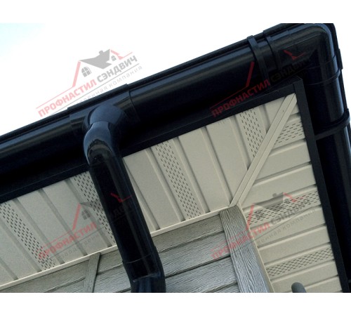 Купить софит металлический центральная перфорация 0,4 PE с пленкой RAL 9003  