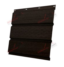 Софит металлический центральная перфорация 0,45 Print Elite с пленкой Coffee Wood
