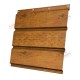 Купить софит металлический центральная перфорация 0,4 Print Premium с пленкой Golden Wood 