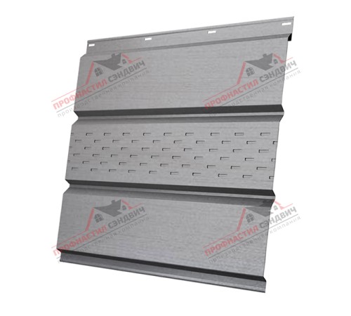 Купить софит металлический центральная перфорация 0,45 Print Elite с пленкой Milky Wood 