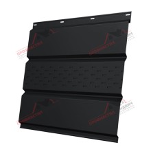 Софит металлический центральная перфорация 0,5 GreenCoat Pural matt с пленкой RR 33 