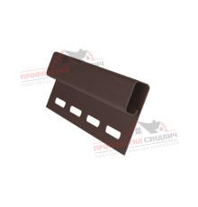 Планка финишная 3,00 двухслойная коричневая