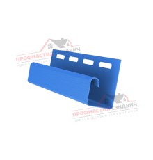 Профиль J 3,00 двухслойный голубой