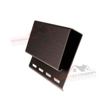 Наличник профиль J широкий 3,05 двухслойный акрил (АСА) темный дуб