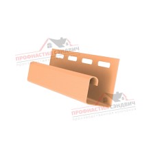 Профиль J 3,00 двухслойный персиковый