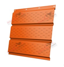 Софит металлический полная перфорация 0,45 PE с пленкой RAL 2004