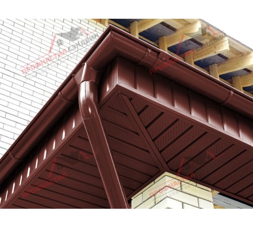 Купить софит металлический полная перфорация 0,5 Velur с пленкой RAL 3009 