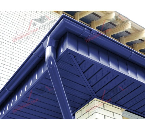 Купить софит металлический полная перфорация 0,45 PE с пленкой RAL 5002 