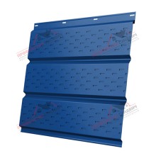 Софит металлический полная перфорация 0,4 PE с пленкой RAL 5005