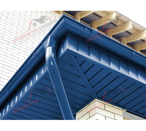 Купить софит металлический полная перфорация 0,5 Satin с пленкой RAL 5005 