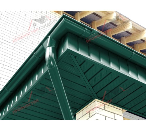 Купить софит металлический полная перфорация 0,45 Drap ST с пленкой RAL 6005 