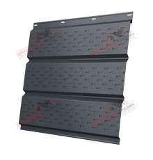Софит металлический полная перфорация 0,45 Drap ST RAL 7024