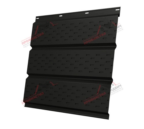 Купить софит металлический полная перфорация 0,45 Drap ST RAL 9005 