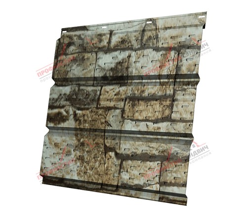 Купить софит металлический полная перфорация 0,45 Print Elite с пленкой Fine Stone 