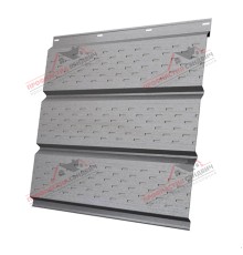 Софит металлический полная перфорация 0,45 Print Elite с пленкой Milky Wood