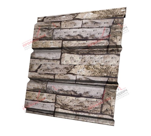 Купить софит металлический полная перфорация 0,45 Print Elite с пленкой Sand Stone 