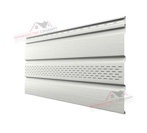 Цена на Софит Т4 3,00 двухслойный частично перфорированный белый