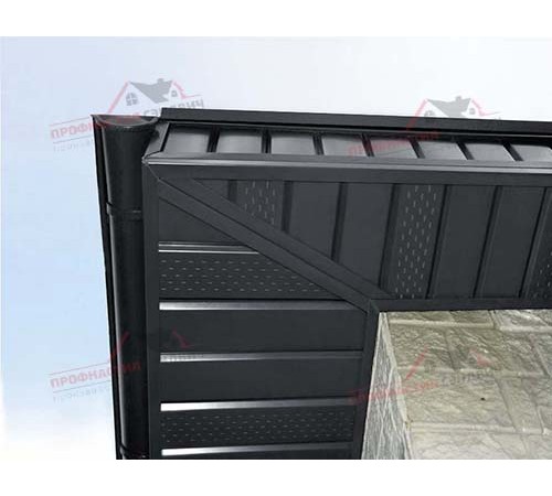 Цена на Софит T4 3,00 двухслойный акрил (АСА) частично перфорированный графит