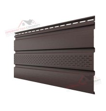 Софит Т4 3,00 двухслойный частично перфорированный коричневый