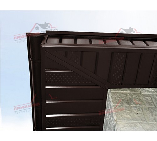 Цена на Софит Т4 3,00 двухслойный частично перфорированный коричневый