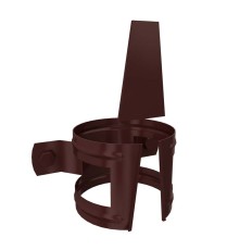 Держатель трубы D90 (на дерево)-0.6 GS Высокопрочный полиэстер двусторонний RAL8017