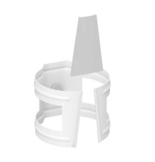 Держатель трубы D90-0.6 (на кирпич) GS Высокопрочный полиэстер двусторонний RAL9010