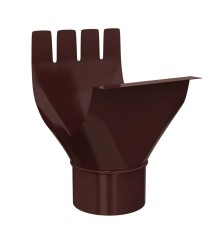 Воронка выпускная D125/90-0.6 GS Высокопрочный полиэстер двусторонний RAL8017