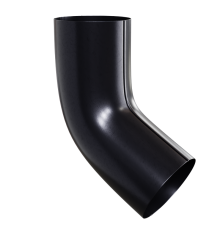 Колено трубы D100-0.6 Пурман двусторонний RAL9005